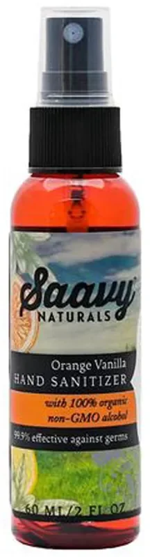 Saavy Vanilla Orange Hand Sanitizer