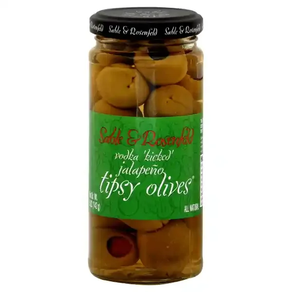 Sable & Rosenfeld Tipsy Olives Jalapeno – 5 Oz