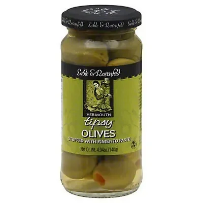 Sable & Rosenfeld Vermouth Tipsy Olives Stuffed With Pimento Paste – 4.94 oz