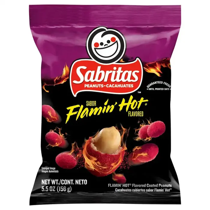 Sabritas Coated Peanuts Flamin‘ Hot Flavored – 5.5 oz