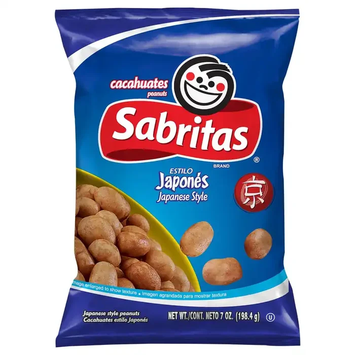 Sabritas Peanuts, Japanese Style, 7 Oz