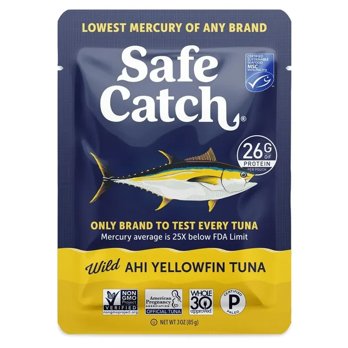 Safe Catch Wild Ahi Yellowfin Tuna – 3 oz