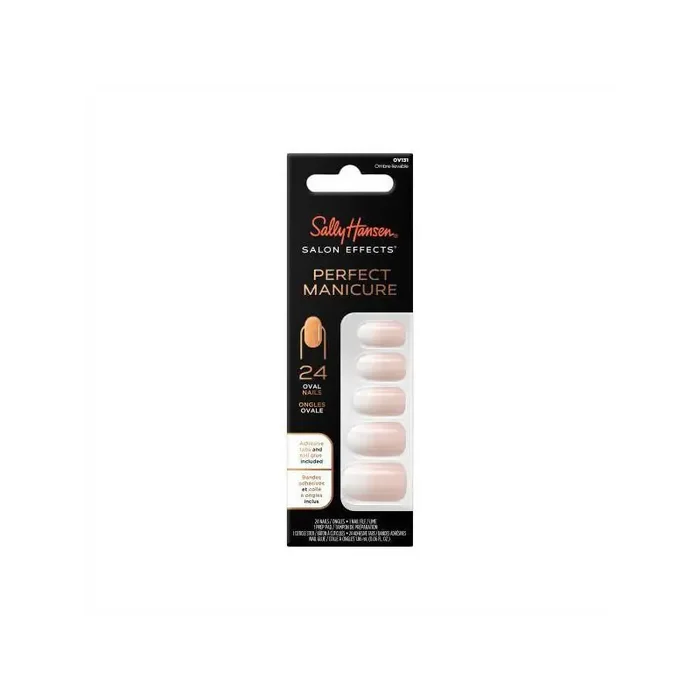 Sally Hansen Salon Effects Perfect Manicure Press on Nails Kit – Oval – Ombre-lievable – 24ct