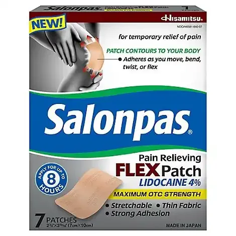 Salonpas Pain Relieving Flex Patch 7ct – 7 CT
