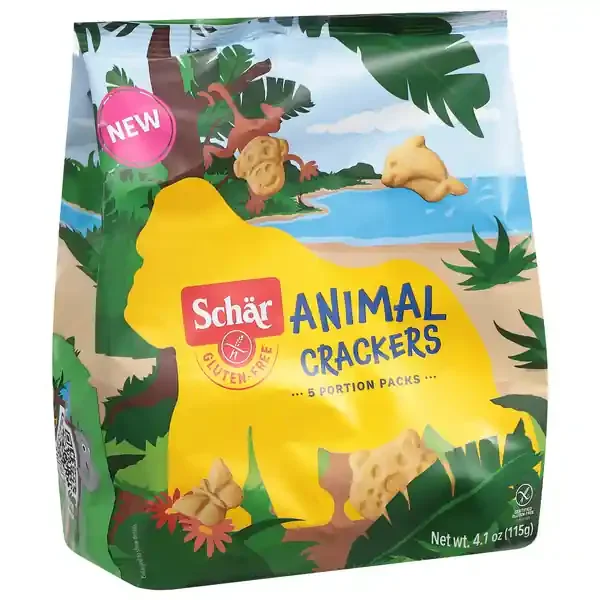 Schar Usa, Inc. Schar Gluten-Free Animal Crackers, 5 Portion Packs