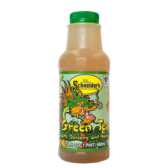 SCHNEIDER VALLY DAIRY Schneider Green Tea- 16 oz