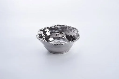 SILVER VERONA SALAD BOWL
