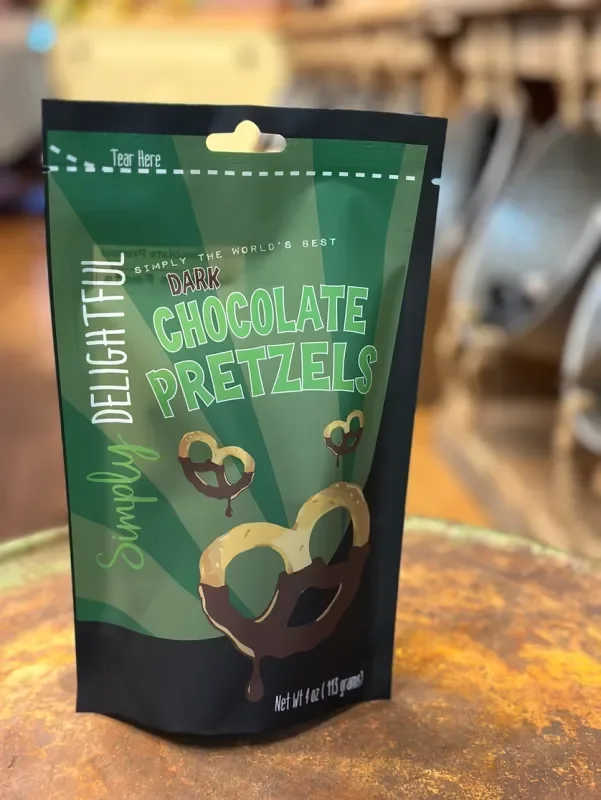 Simply Delightful Dark Chocolate Pretzels