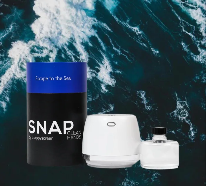 SNAP Touchless Mist Sanitizer – Escape to the Sea