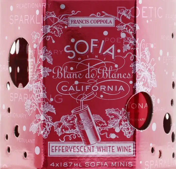 Sofia California Mini Blancs de Blancs 4 ea