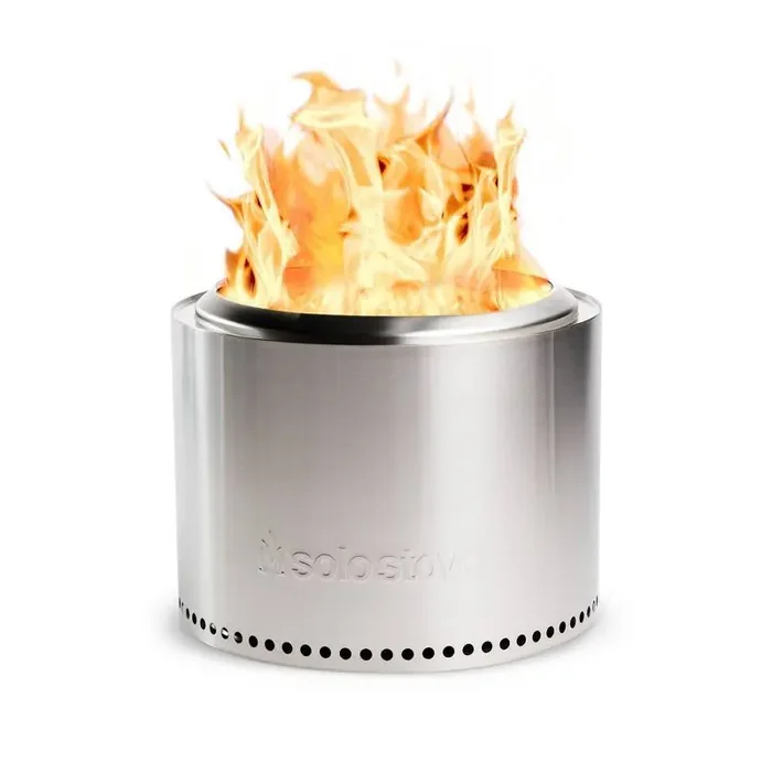 Solo Stove Bonfire 2.0 Outdoor Fire Pit Stainless Steel Smokeless & Portable, No Assembly Required