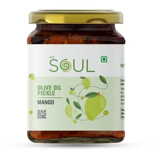 Soul Mango Pickle in Olive Oil 265 Grams – A Tangy Delight Made with Olive Oil