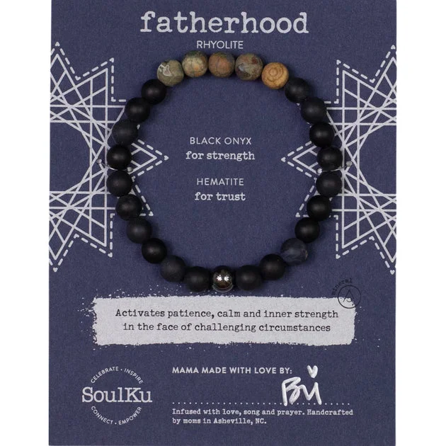 Soulku Men’s Rhyolite Bracelet for Fatherhood