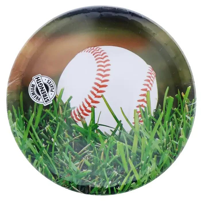Sports Fanatic Baseball Plates