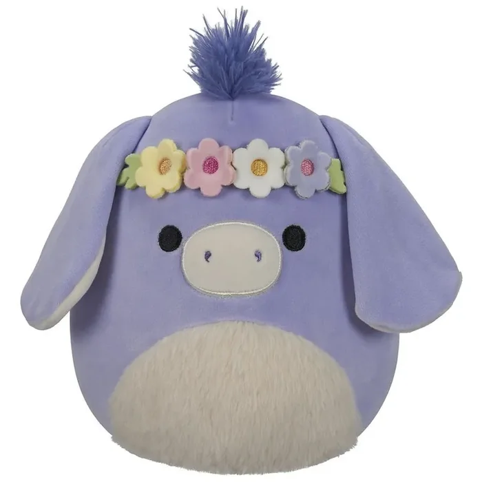 Squishmallows Donkey With Floral Headband 11 Inch