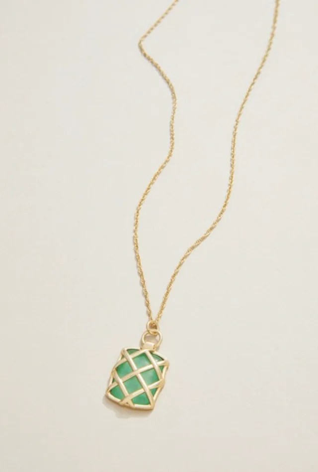 Stonevale Petite Necklace 18″ Sea Foam – Spartina