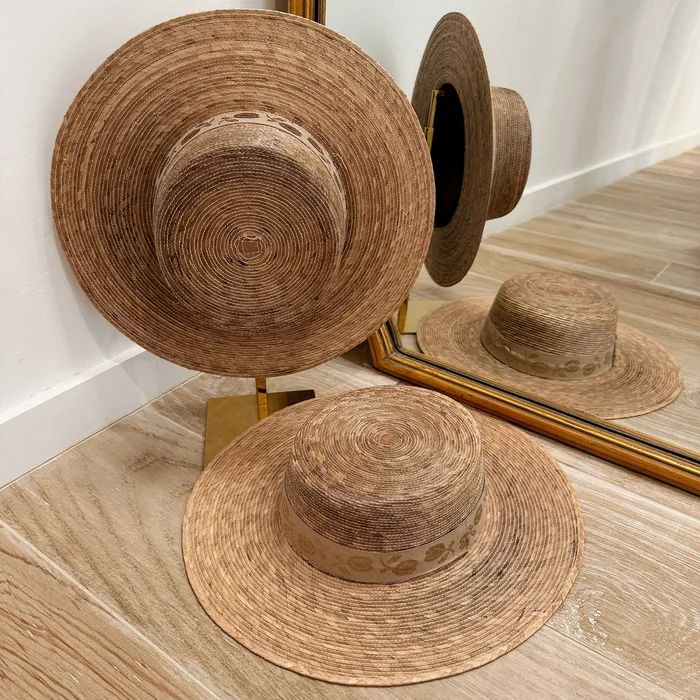 Straw Fedora Hat – Natural