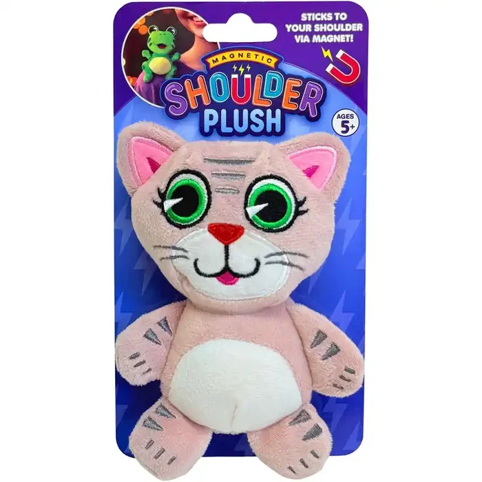 Streamline Imagined Sit On Shoulder Cat Plush