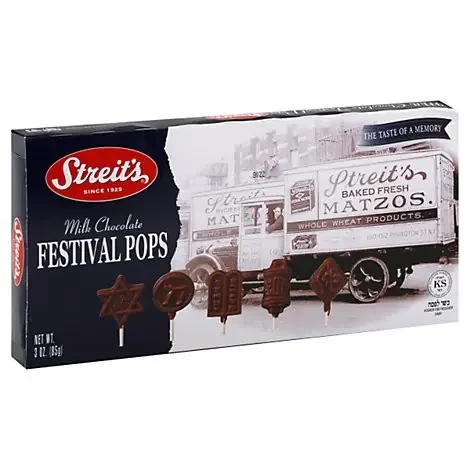 Streit‘s Festival Pops, Milk Chocolate – 3 oz