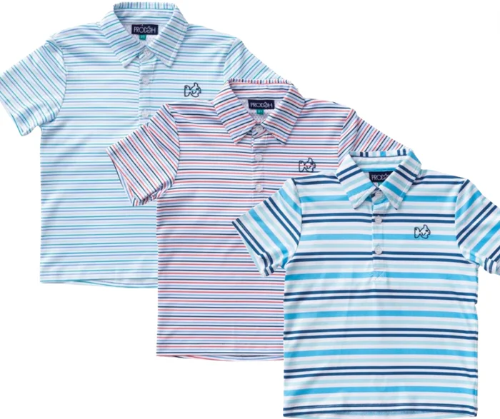 STRIPED PRO POLO
