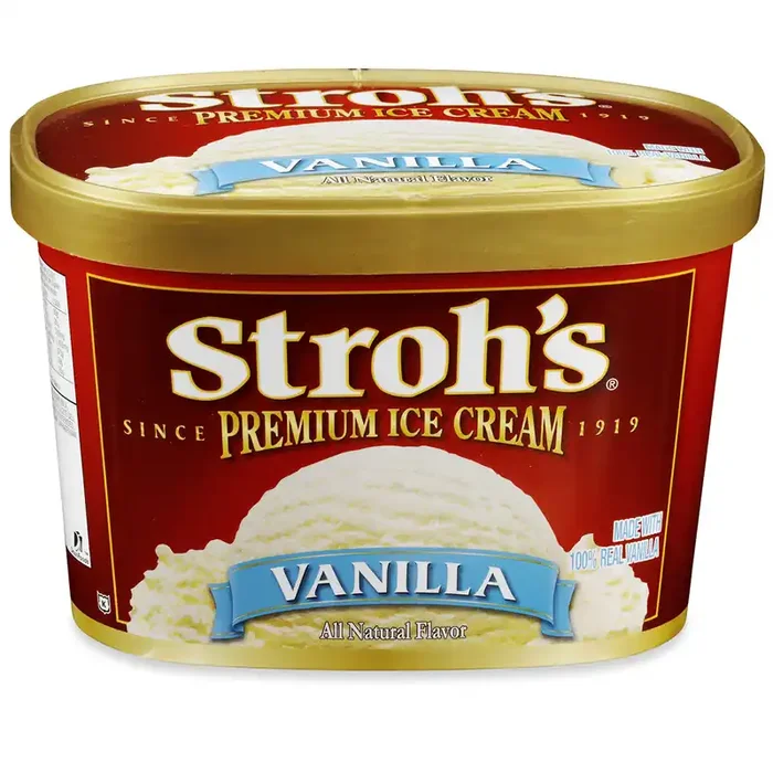 STROHS Stroh‘s Vanilla Ice Cream 48 oz.