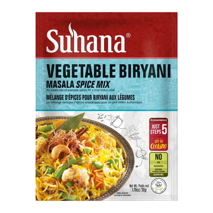 Suhana Vegetable Biryani Mix, 50G