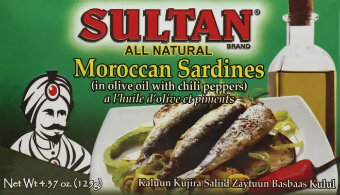 Sultan Moroccan Sardines in Olive Oil with Chili Peppers