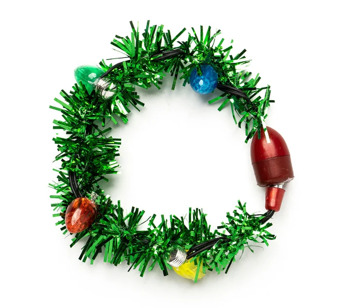 Tacky Tinsel Light-Up Bracelet