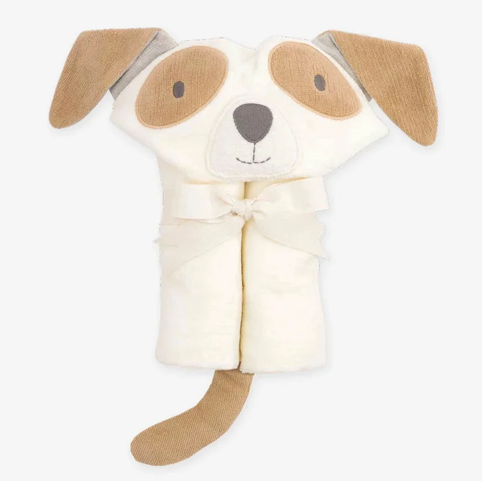 TAN PUPPY BATH WRAP