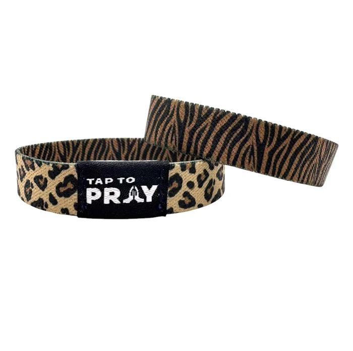 Tap To Pray™ Wristbands – Safari Leopard