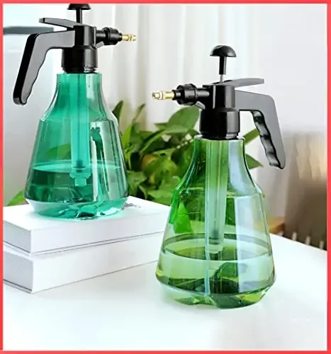 The Magic Makers 1Pc Garden Water Sprayer Manual Spray Bottle Pump For Gardening Plants Shower For Plants & Flowers Spray Bottles For Lawn Herbicides Pesticides Fertilizers (2 L Capacity) Manual Green