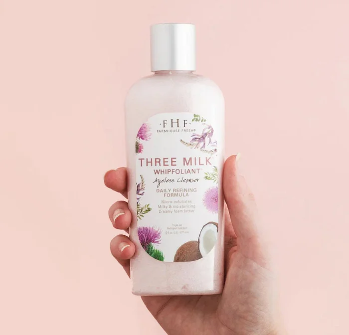 Three Milk Whipfoliant Ageless Cleanser