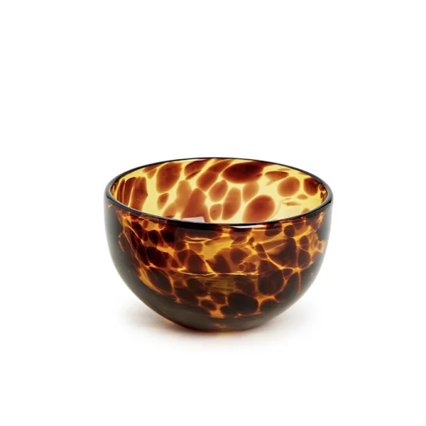Tortoise Glass Tidbit Bowl