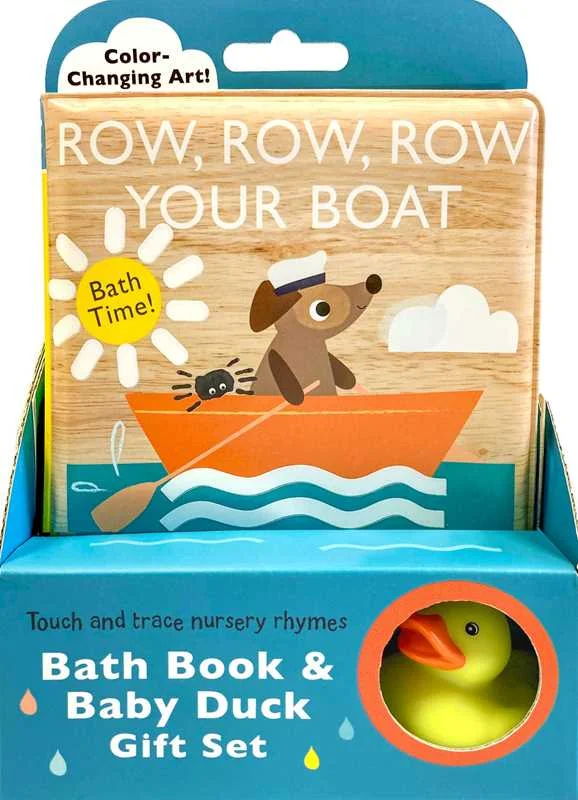 Touch and Trace Nursery Rhymes: Row, Row, Row Your Boat Bath Book & Ba