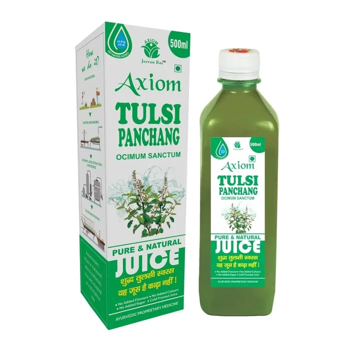 Tulsi Juice 500ml – Helpfull in Cough, Cold & Fever Ayurvedic Juice WHO-GLP,GMP Certified Product No Added Colour No Added Sugar