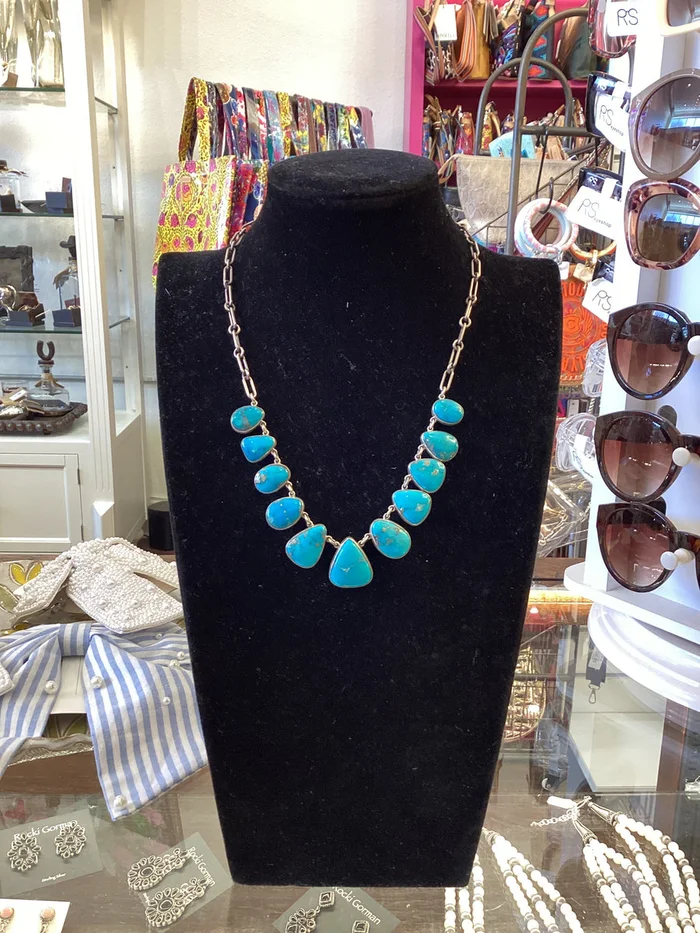 Turquoise Stone Necklace