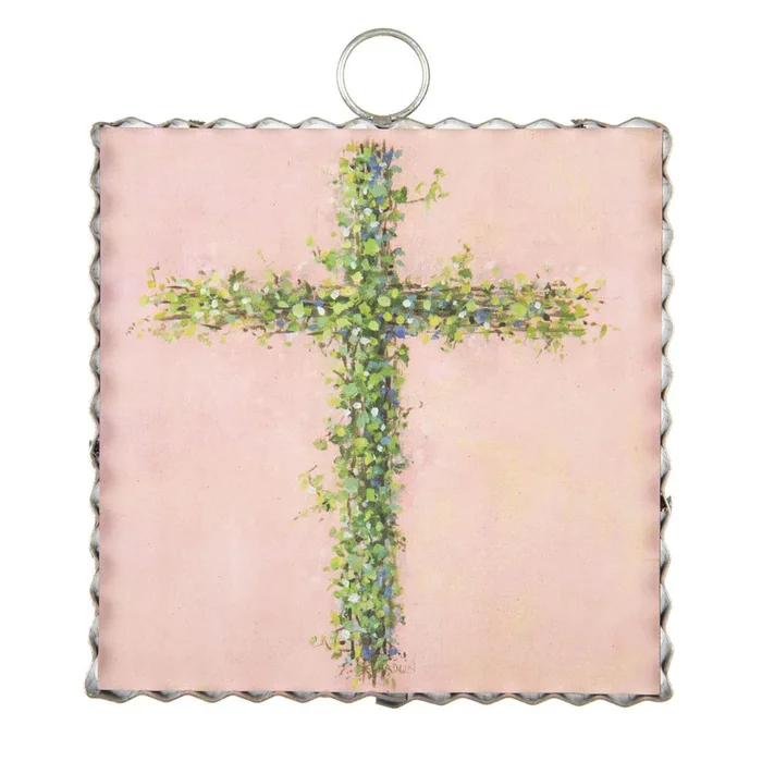 Vine Cross Charm