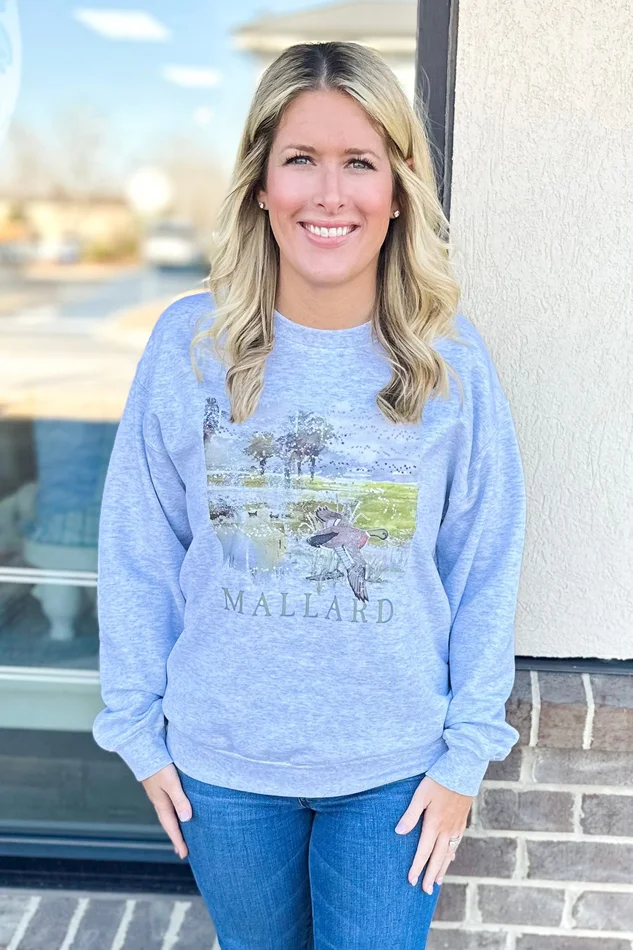 VINTAGE MALLARD DUCK SWEATSHIRT