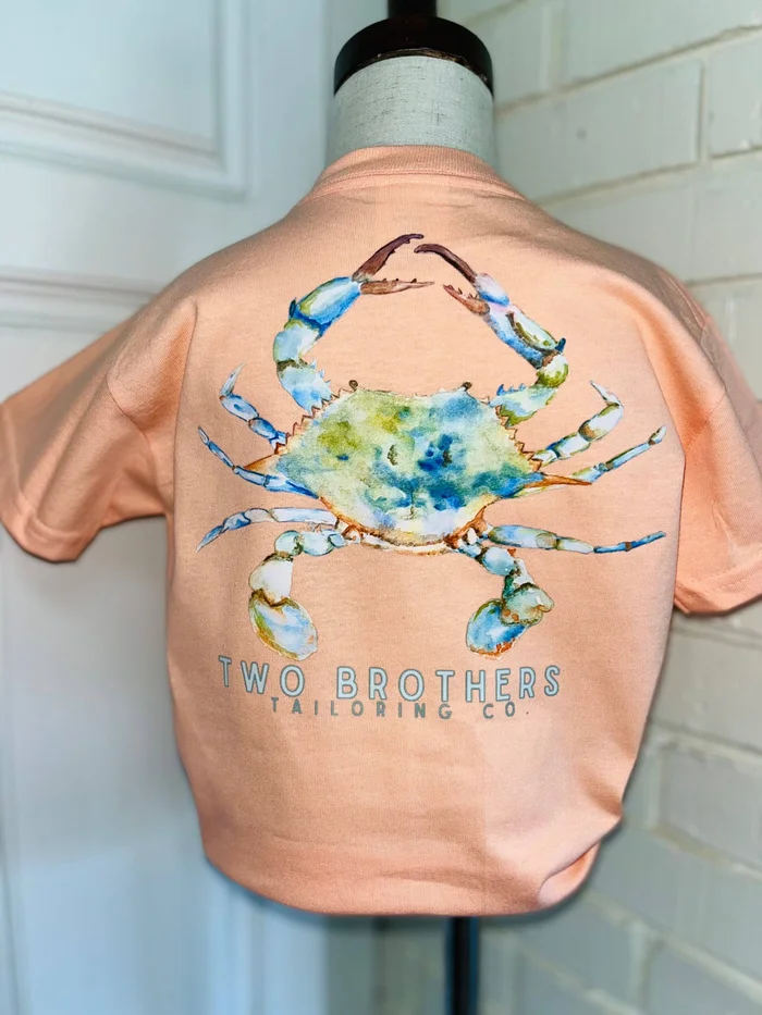 WATERCOLOR CRAB TEE: YM (8/10)