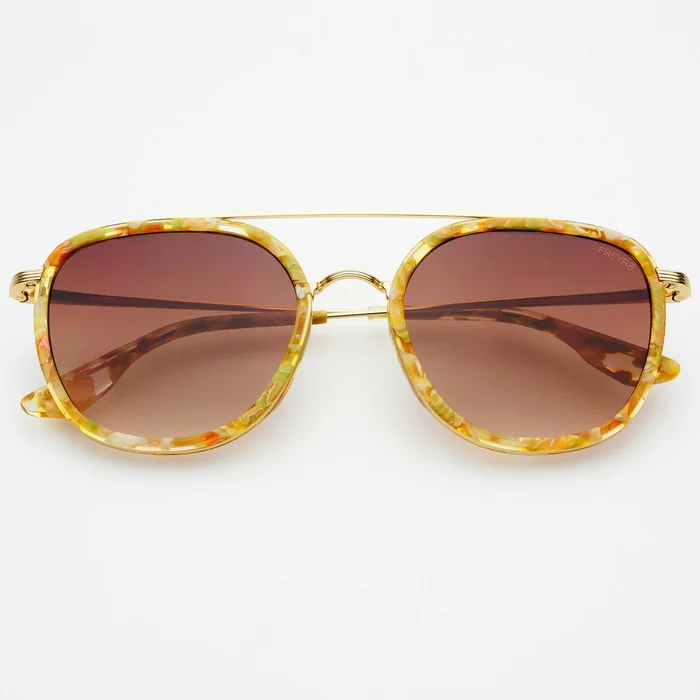 Weston Acetate Round Unisex Sunglasses