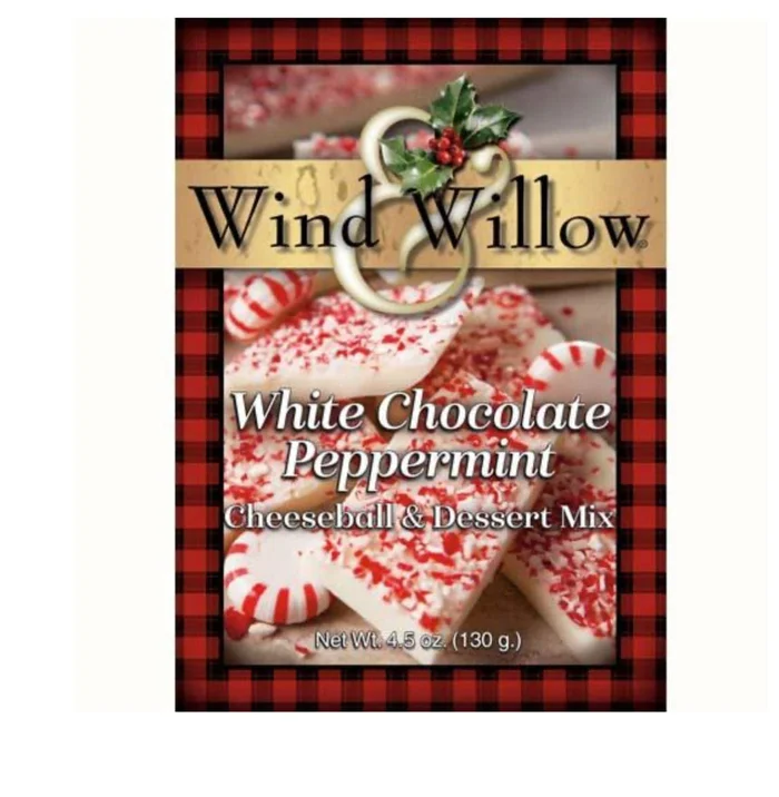 White Chocolate Peppermint Cheeseball & Dessert Mix