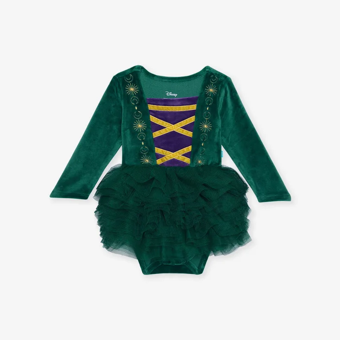 Witch Green Girl Tulle Onesie | Disney Hocus Pocus Winifred