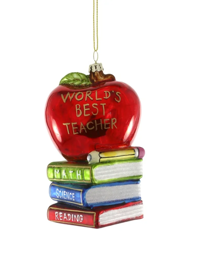 WORLD’S BEST TEACHER ORNAMENT