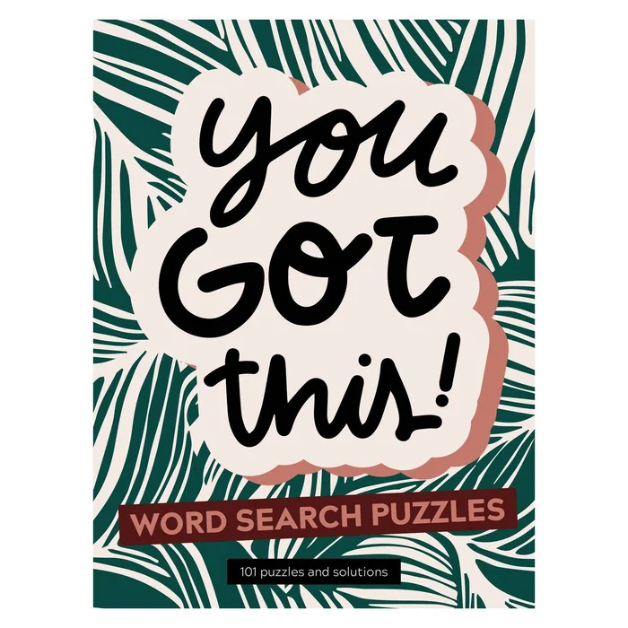 You Got This Word Search Book Spiral Puzzle Pad