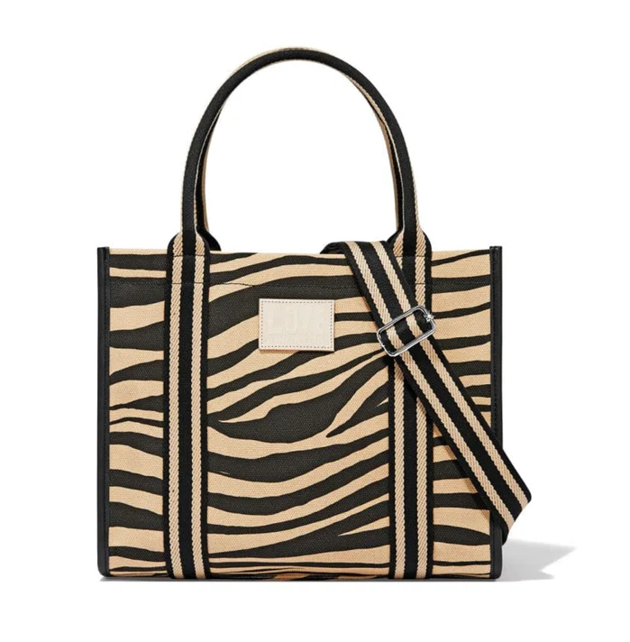 Zebra Love Canvas Carry All – Brighton